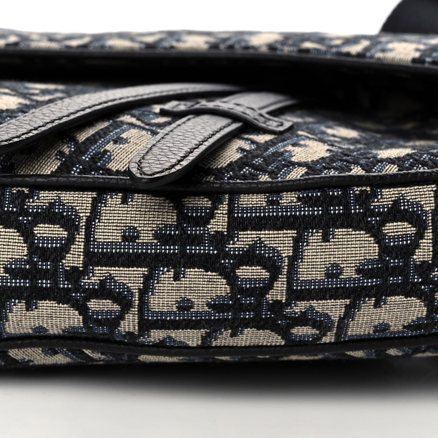 Oblique Mens Saddle Bag Blue