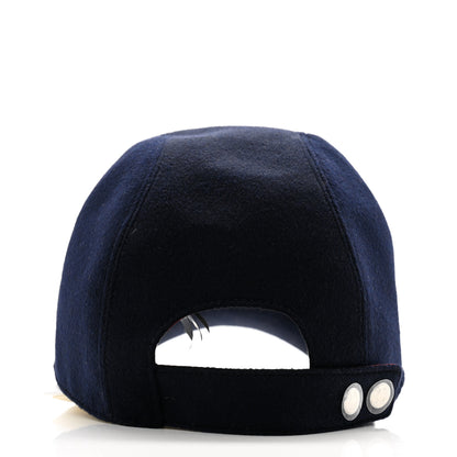 Hermes Cotton Davis H Sellier Cap 59 Marine 5 of 8