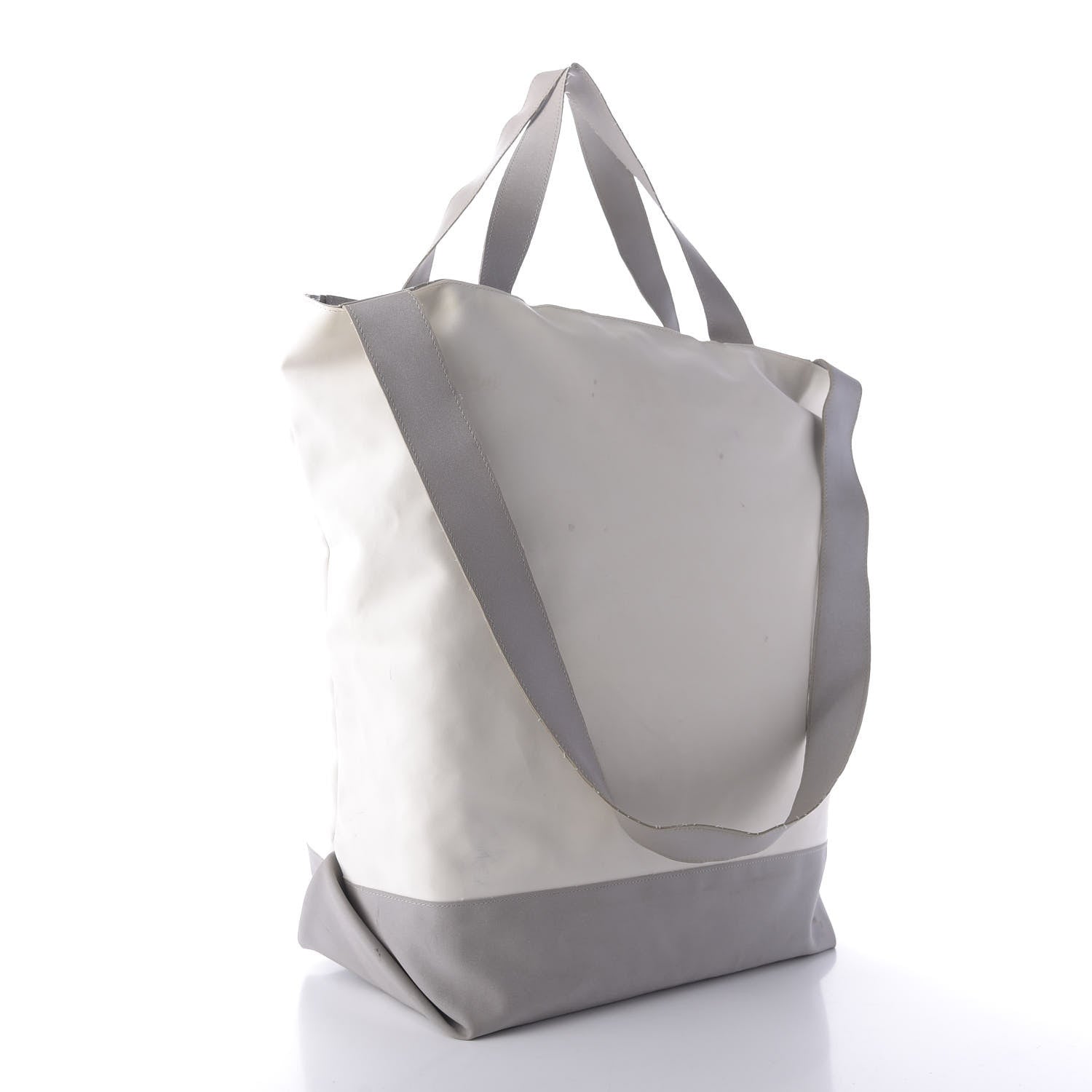 Chanel Canvas Sport Tote Grey White 3 of 10