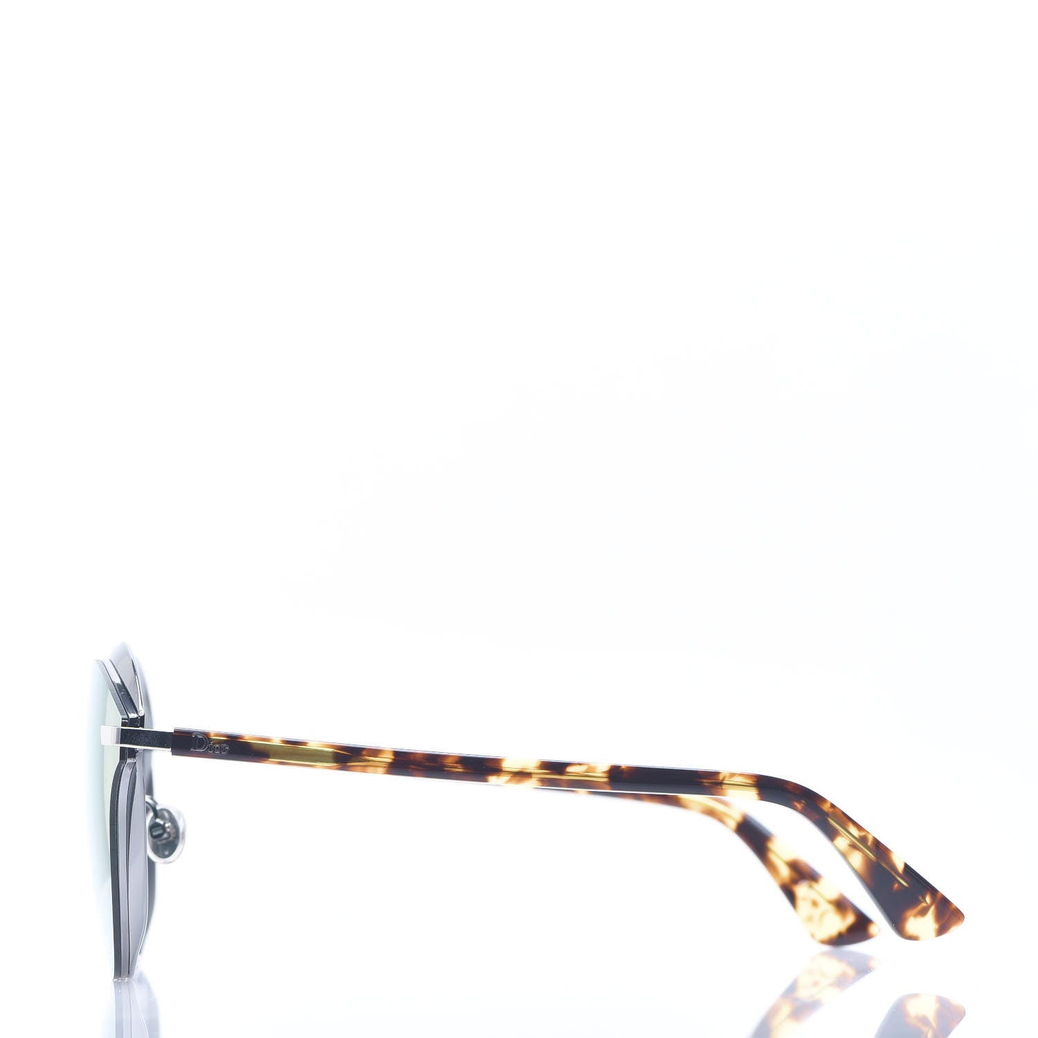 Christian Dior Round Mirrored Murmure Sunglasses Havana 2 of 6