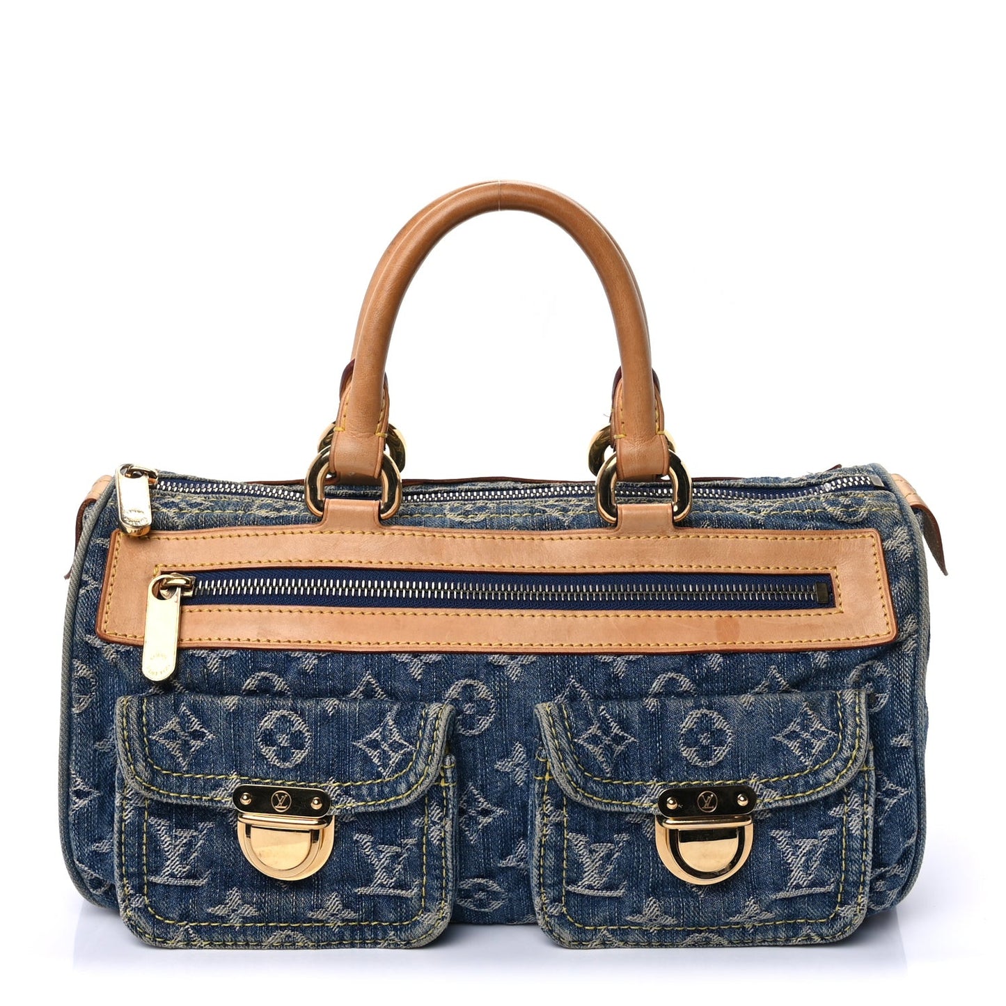 Monogram Denim Neo Speedy Blue