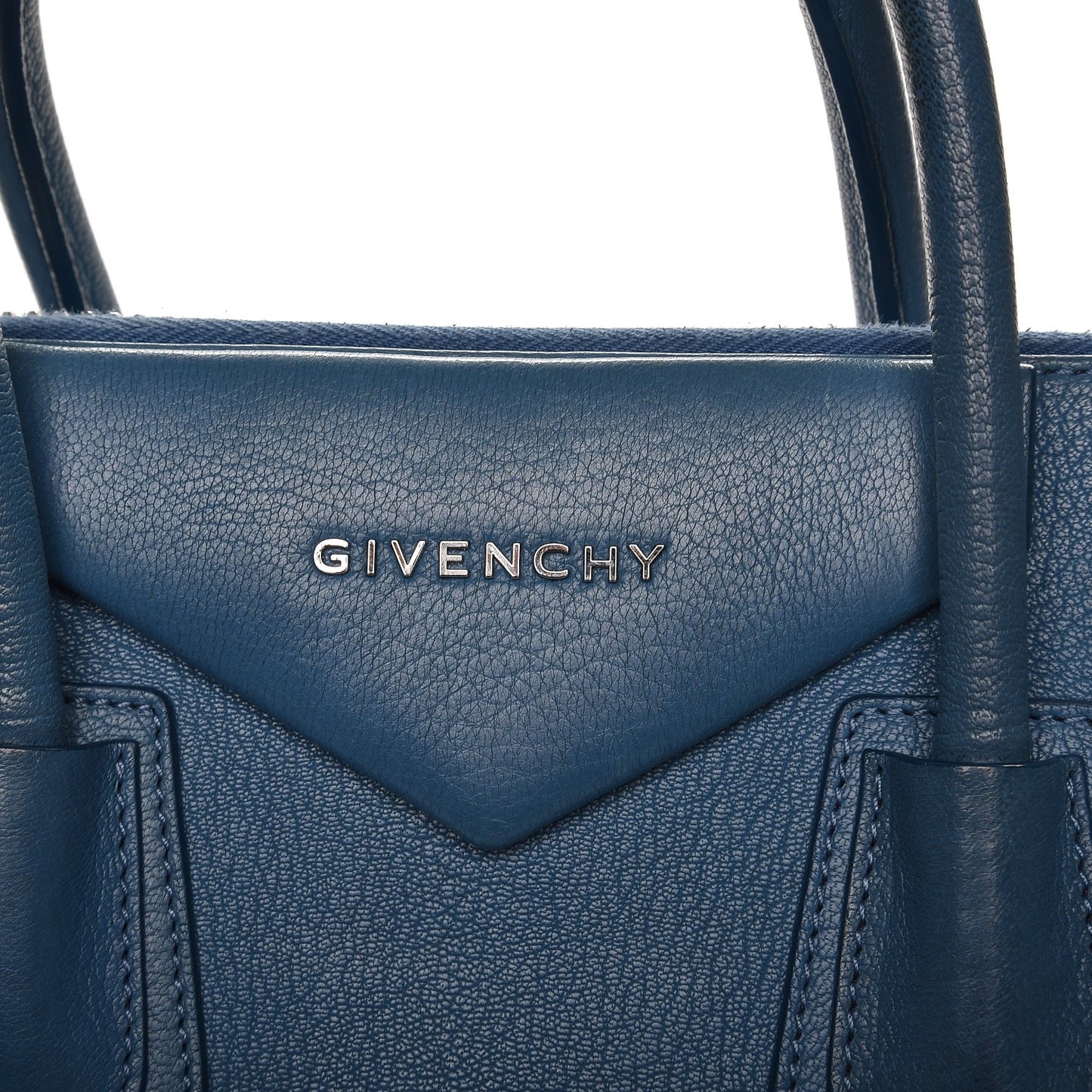 Sugar Goatskin Medium Antigona Medium Blue