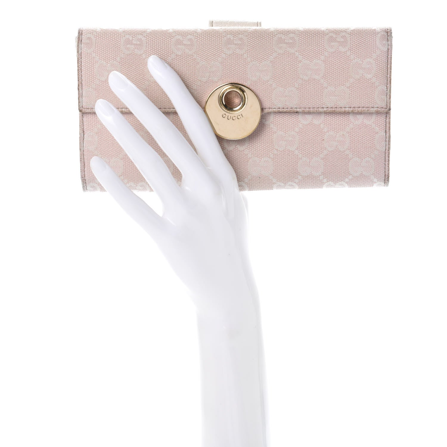 Gucci Monogram Eclipse Continental Wallet Pink 2 of 11