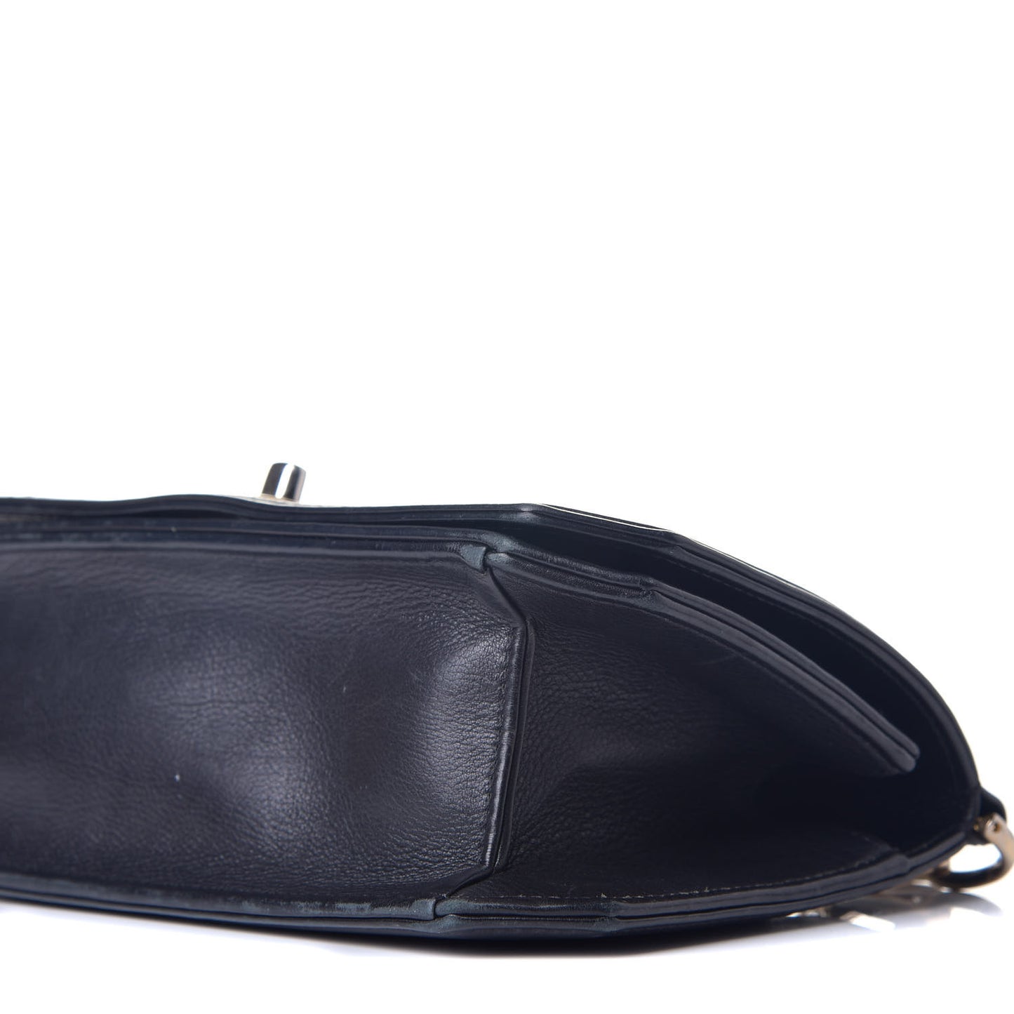 Calfskin Quilted Small Flap Black