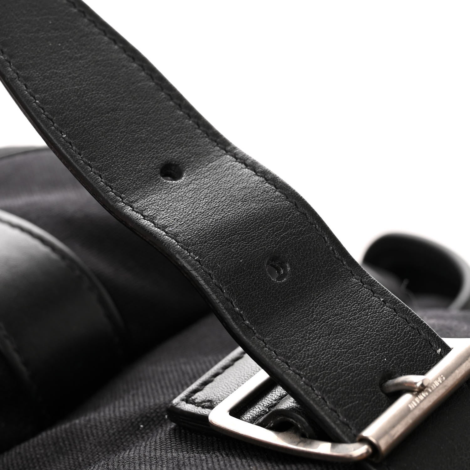 Saint Laurent Canvas Shearling Tiger Print Backpack Black 11 of 12