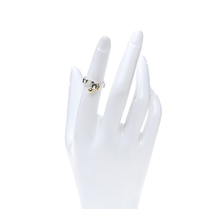 Tiffany Sterling Silver 18K Yellow Gold Hook Ring 49 5 2 of 4