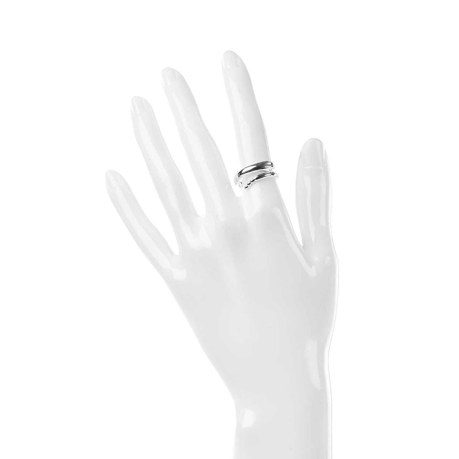 Tiffany Sterling Silver Elsa Peretti Snake Ring 52 6 2 of 4