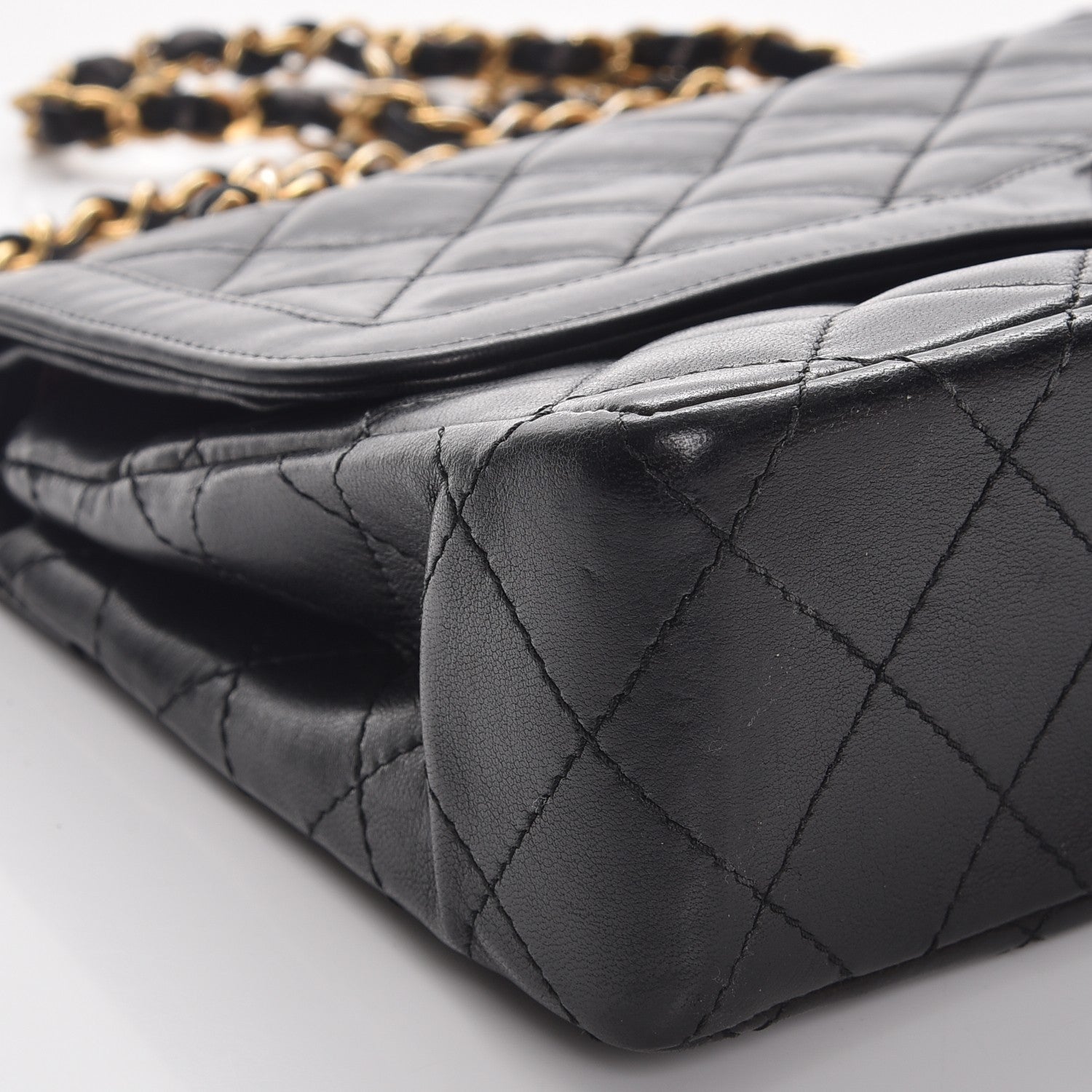 Chanel Lambskin Medium Double Flap Black 9 of 12