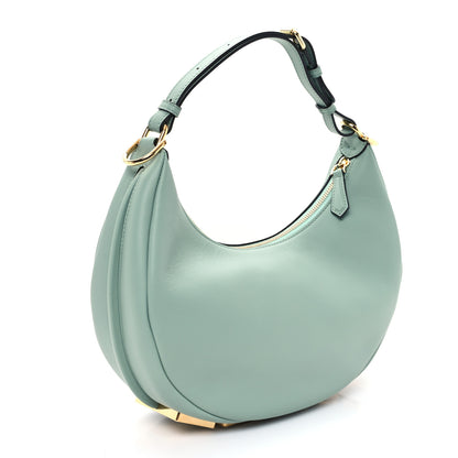 Fendi Vitello Grace Matte Small Fendigraphy Hobo Bag Menta 3 of 10