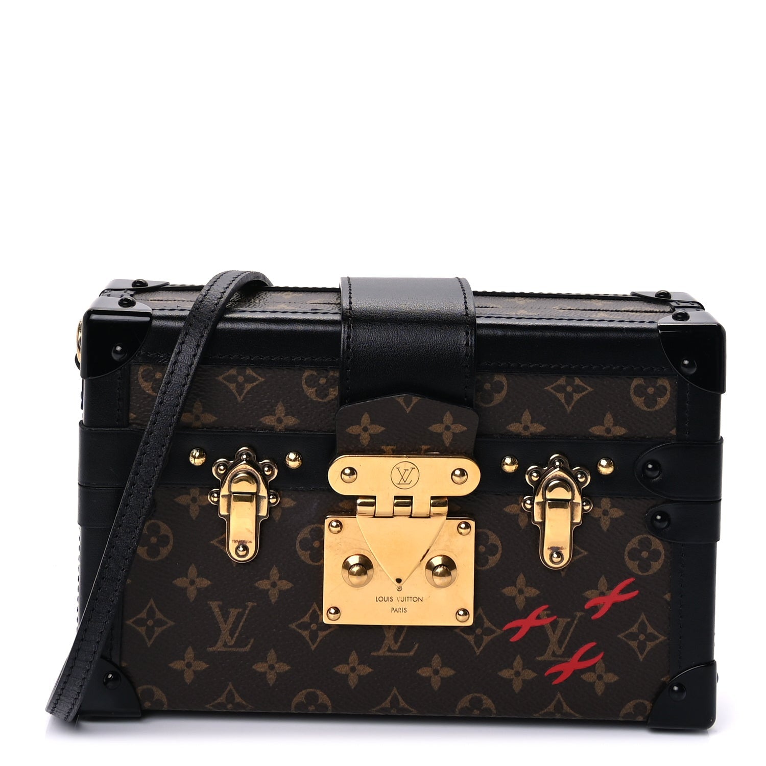 Louis Vuitton Monogram Petite Malle Black 1 of 8