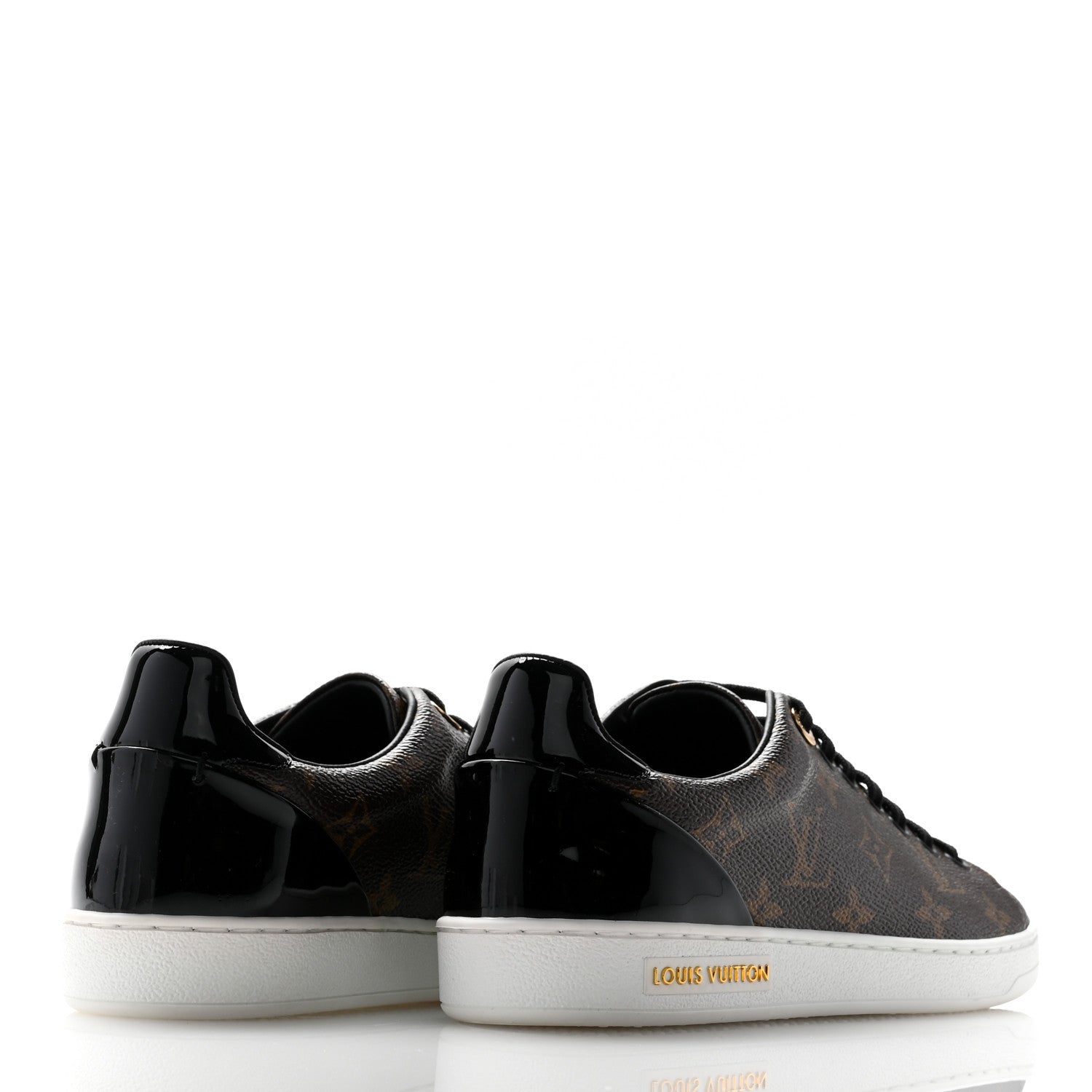 Louis Vuitton Patent Monogram Frontrow Sneakers 38 4 of 8