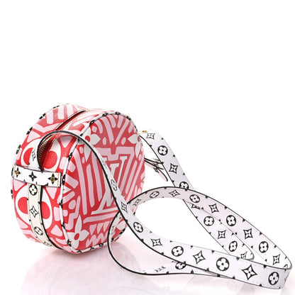 Louis Vuitton Monogram Giant Crafty Boite Chapeau Souple PM Rouge Rose Creme 3 of 7