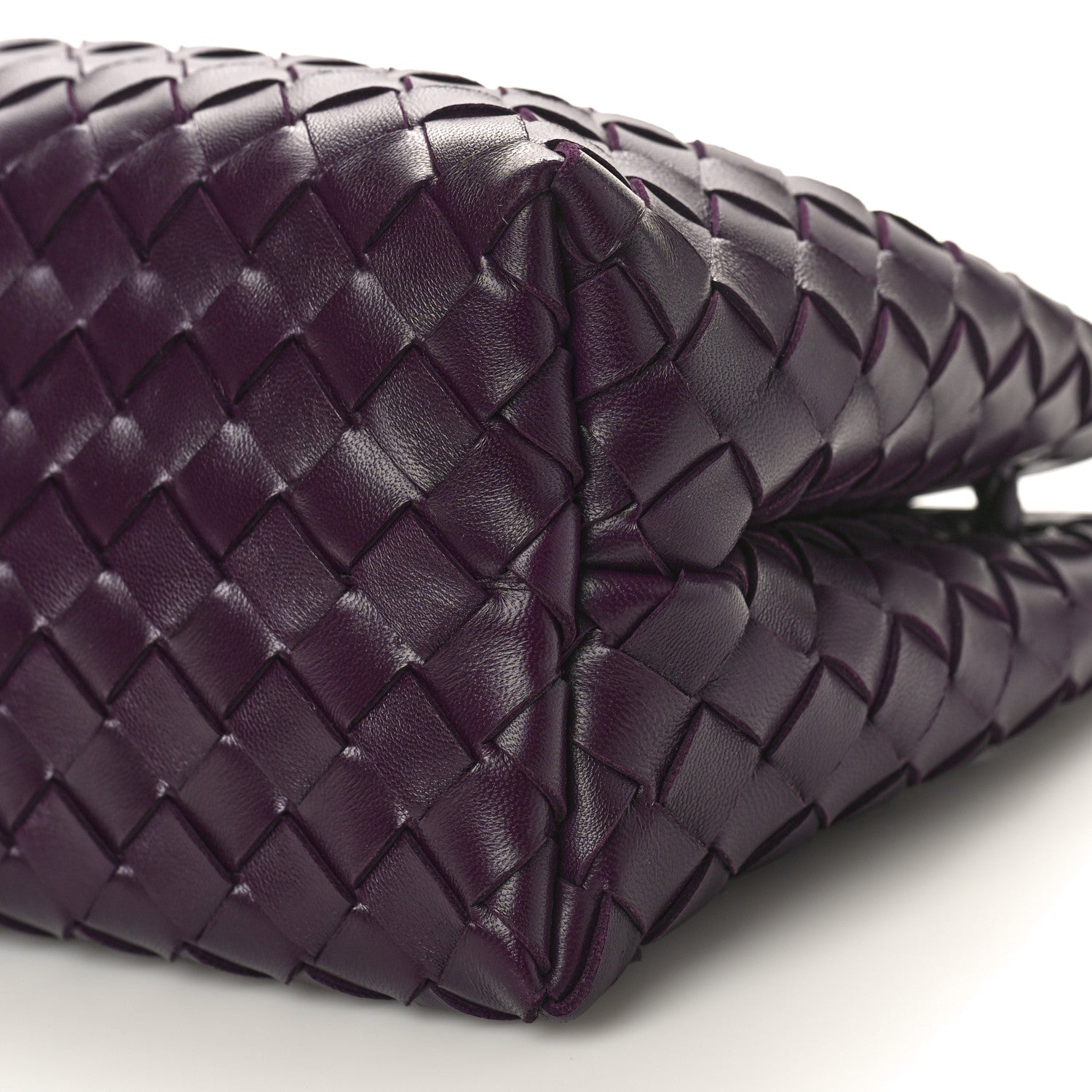 Bottega Veneta Nappa Intrecciato Small East West Andiamo Shoulder Bag Dark Mystic 10 of 10