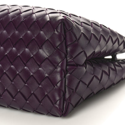 Bottega Veneta Nappa Intrecciato Small East West Andiamo Shoulder Bag Dark Mystic 10 of 10