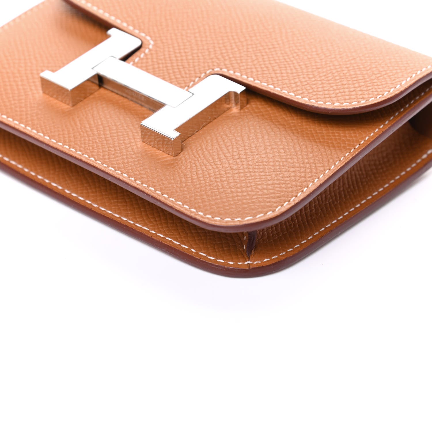 Hermes Epsom Constance Slim Wallet Gold 9 of 10