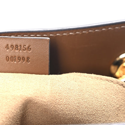 Gucci GG Supreme Monogram Calfskin Small Padlock Tote Beige Ebony Tuscany 7 of 7