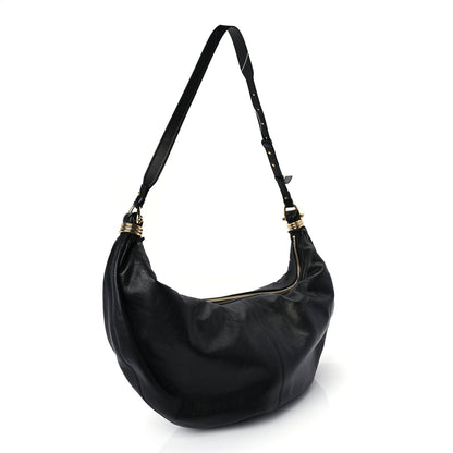 Chloe Grained Calfskin Large Bracelet Hobo Bag Black 2 of 8