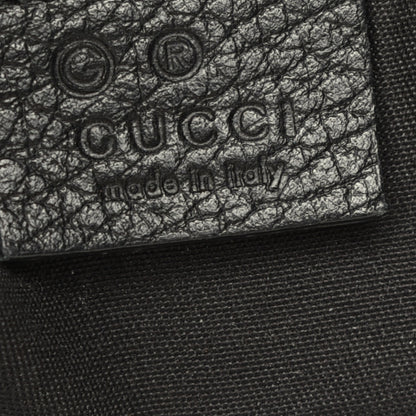 Gucci Denim Monogram Hobo Black 6 of 13