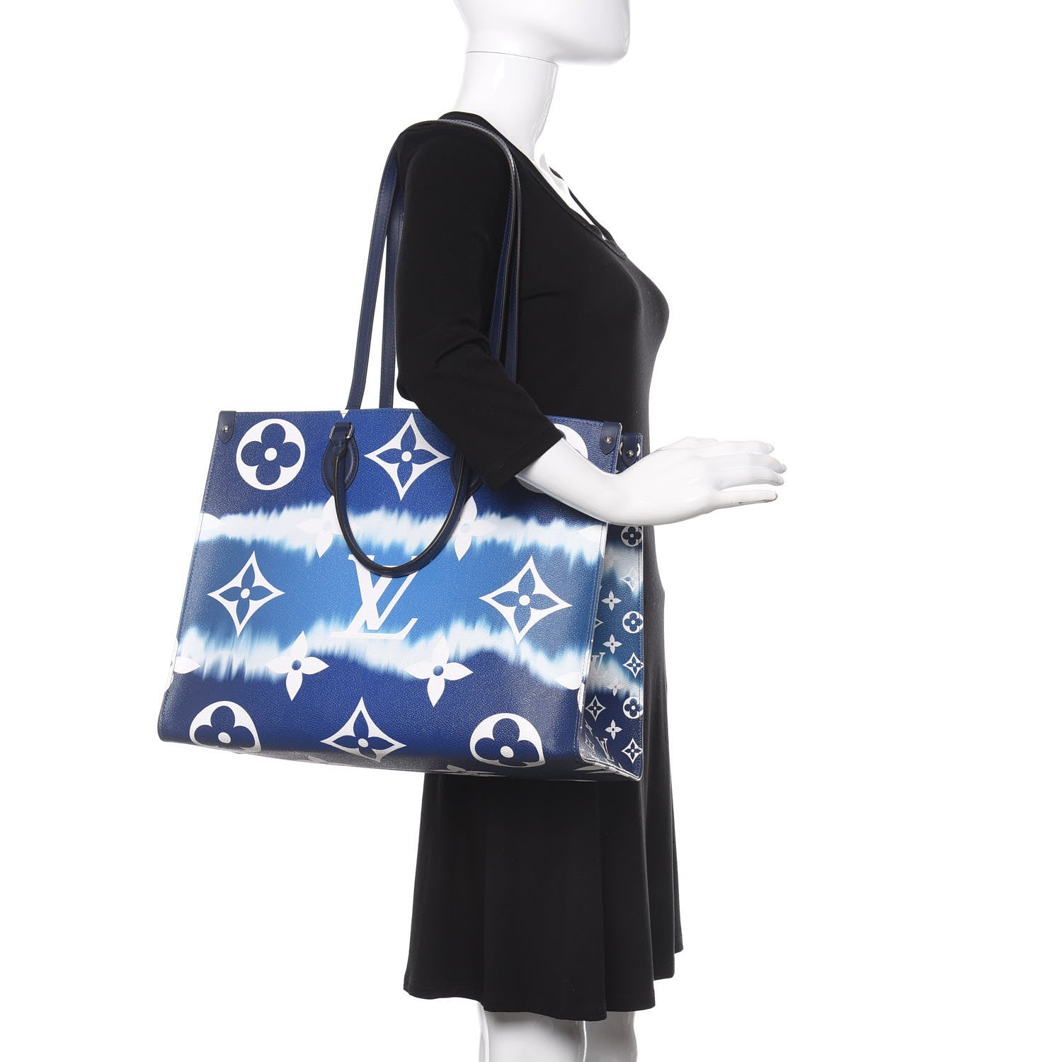 Louis Vuitton Monogram Escale Onthego GM Blue 3 of 12