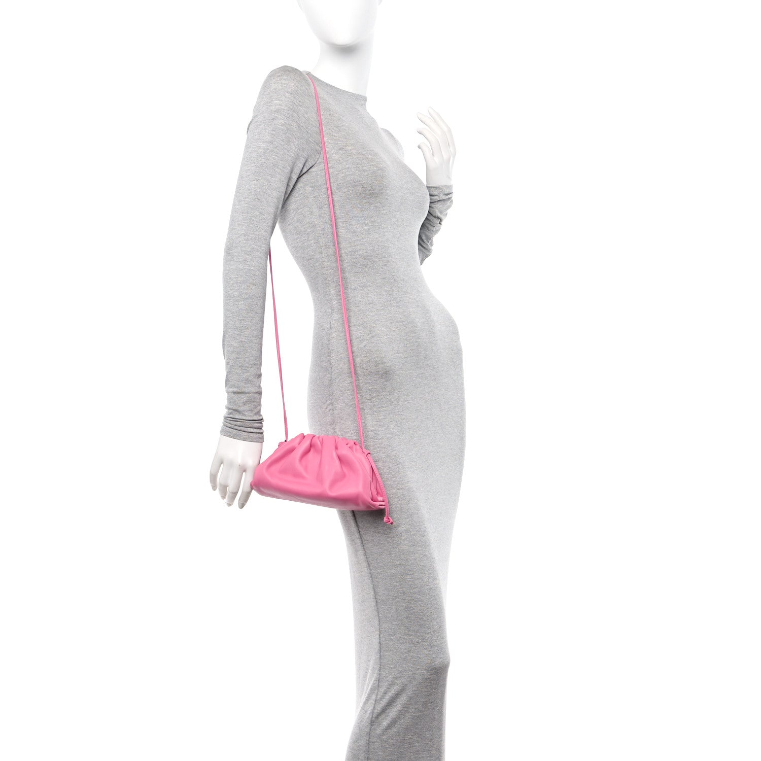 Bottega Veneta Butter Calfskin The Mini Pouch Pink 2 of 10