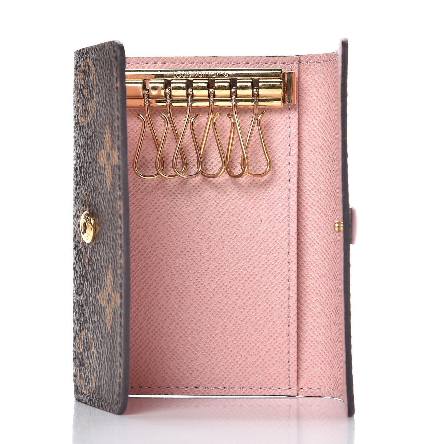 Monogram Multicles 6 Key Holder Rose Ballerine