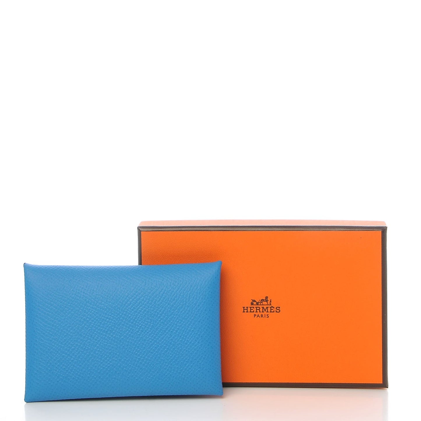 Epsom Calvi Card Case Bleu Zanzibar
