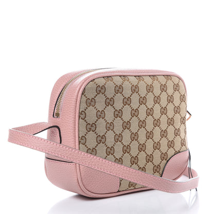 Gucci Monogram Mini Bree Messenger Bag Beige Soft Pink 3 of 9