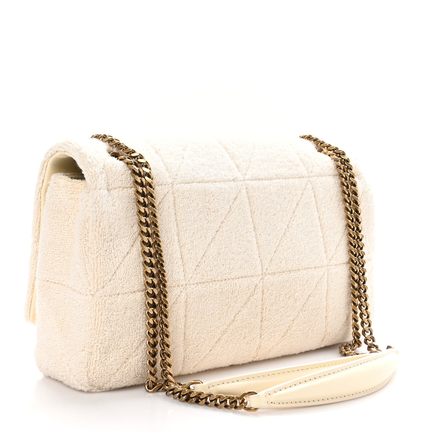 Saint Laurent Terry Patchwork Monogram Medium Jamie Tropical Sand 3 of 10