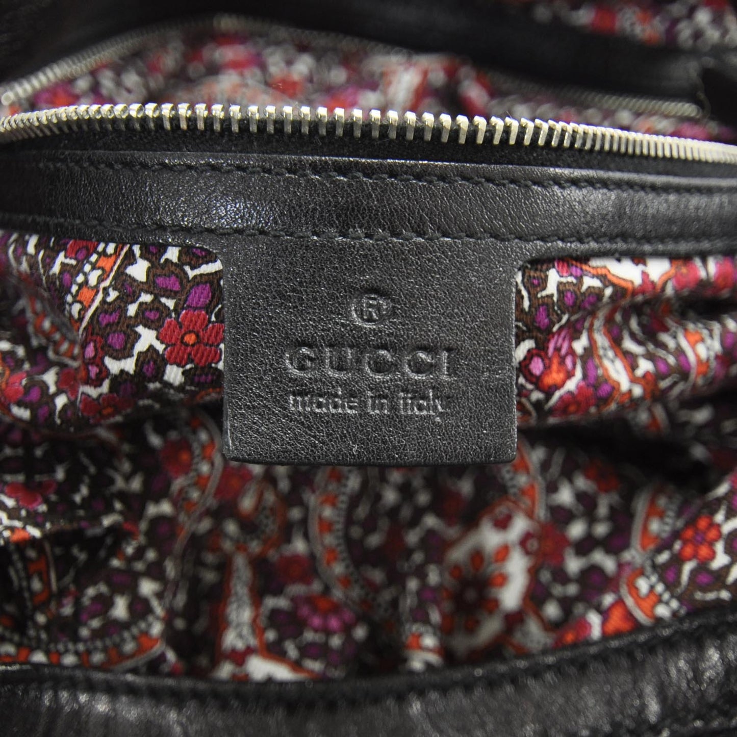 Leather Large Indy Top Handle Hobo Black