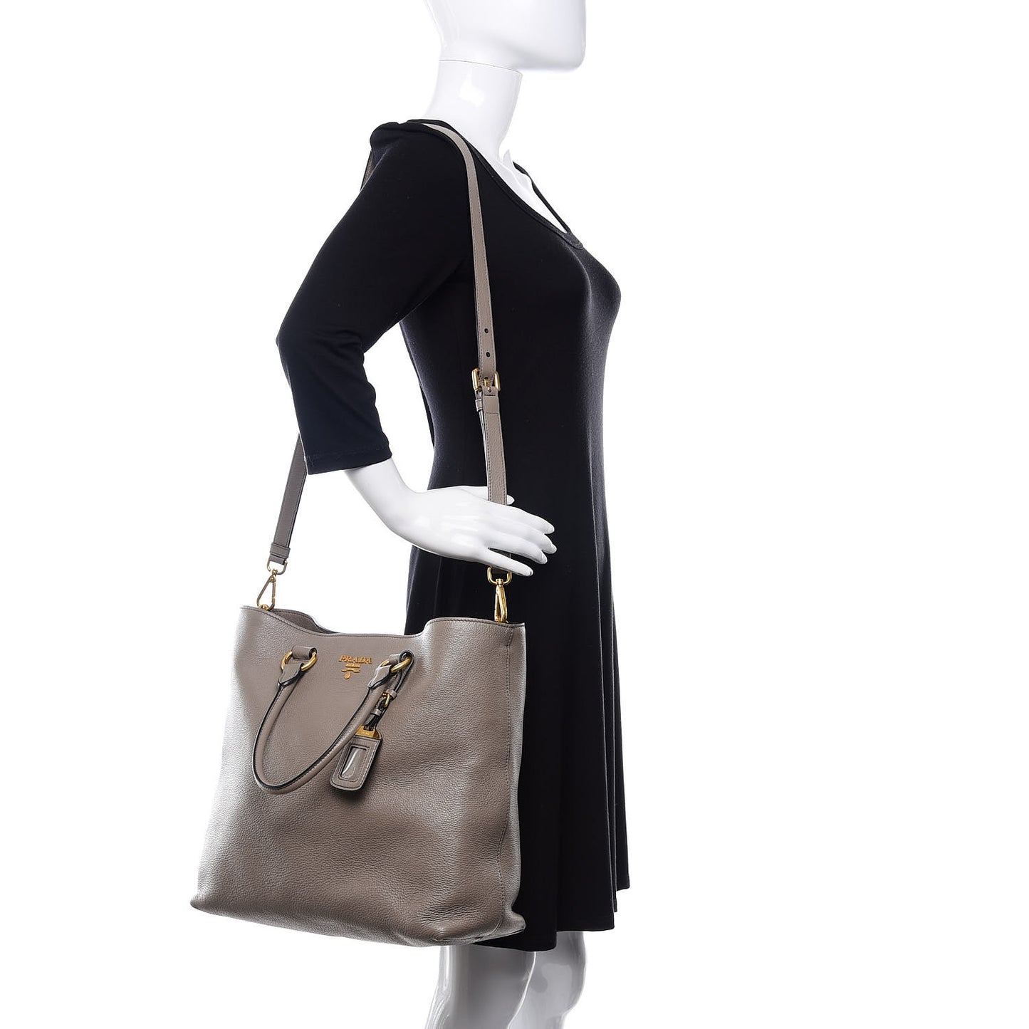 Vitello Daino Tote Argilla