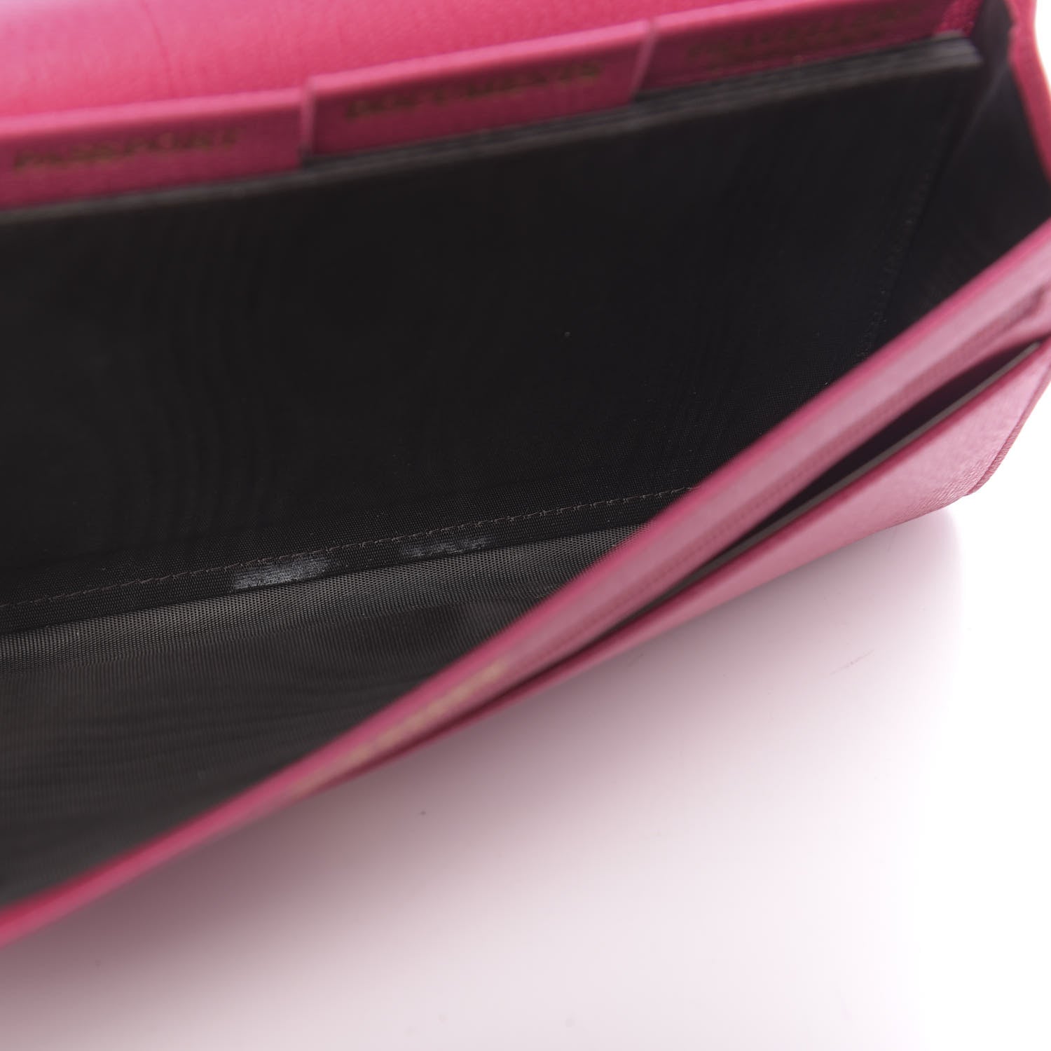 Saint Laurent Textured Calfskin Classic Y Document Case Clutch Fuchsia 9 of 10