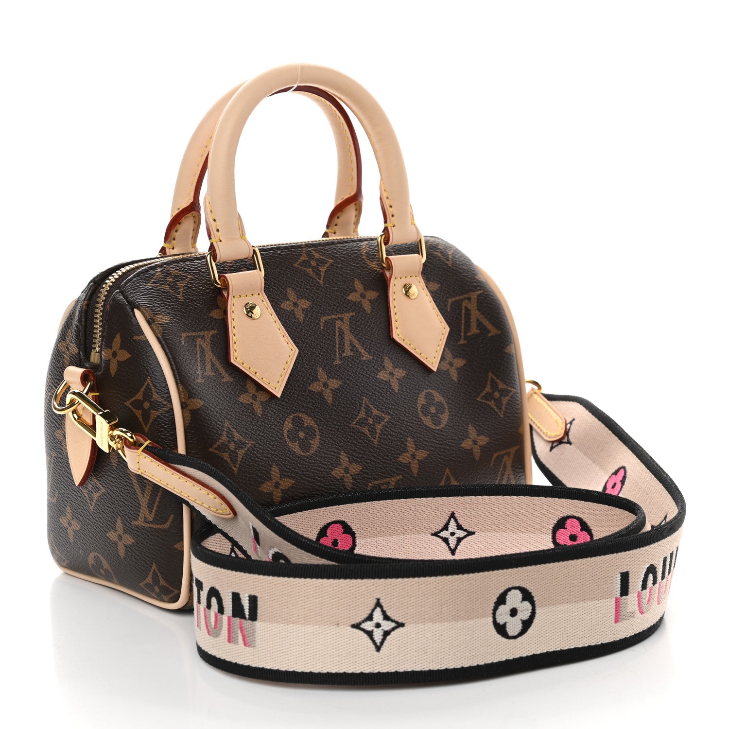 Louis Vuitton Monogram Speedy Bandouliere 20 Black 3 of 8