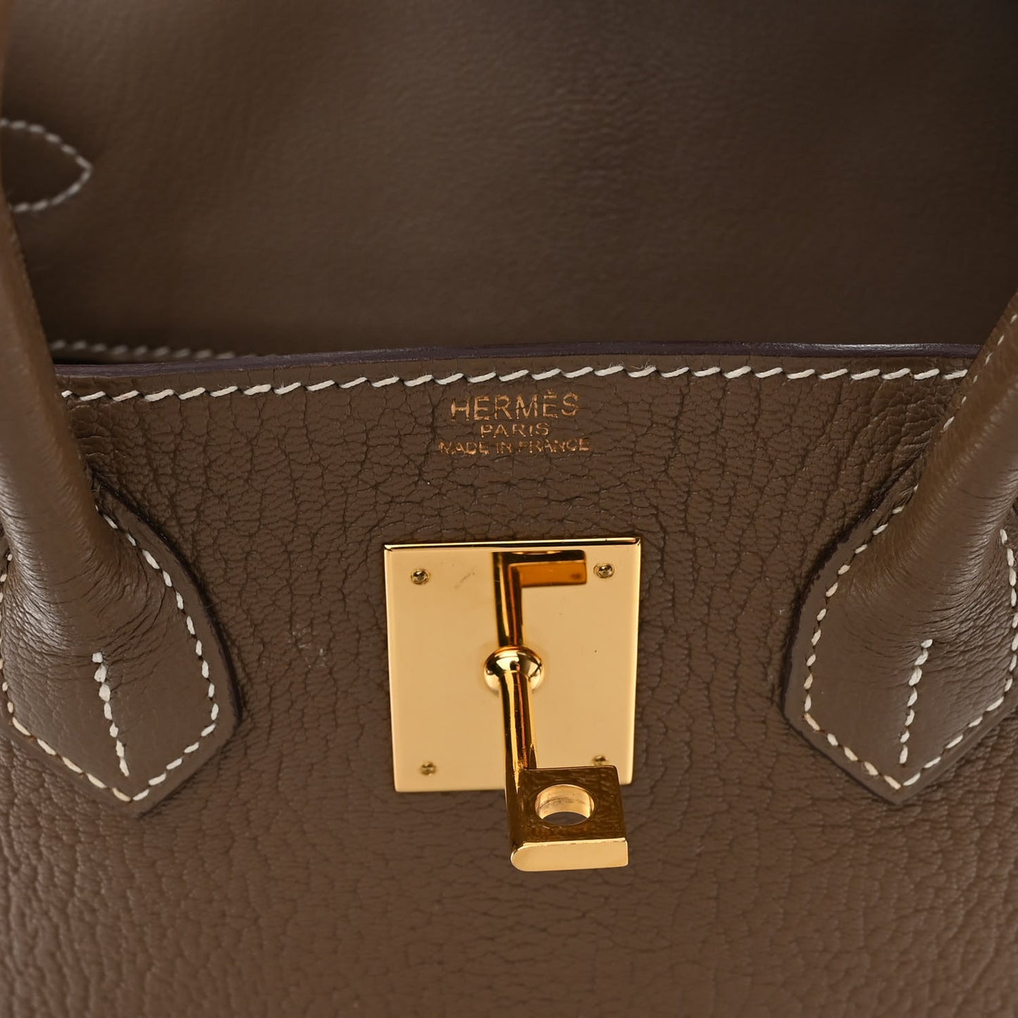 Chevre De Coromandel HAC Birkin 32 Etoupe