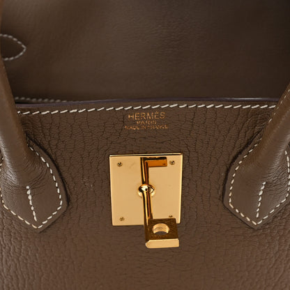 Hermes Chevre De Coromandel HAC Birkin 32 Etoupe 6 of 12