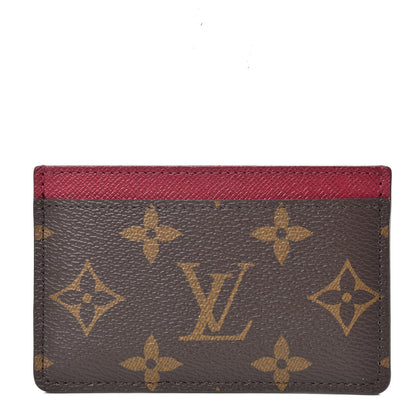 Louis Vuitton Monogram Card Holder Fuchsia 1 of 7