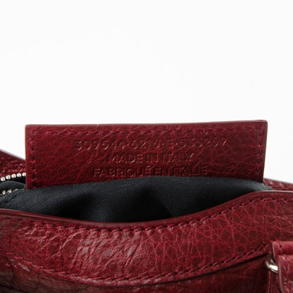 Balenciaga Agneau Giant 12 Silver Hardware Mini City Rouge Cerise 6 of 7