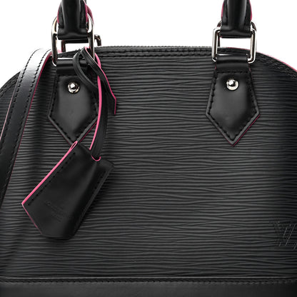 Louis Vuitton Epi Alma BB Black Hot Pink 7 of 11