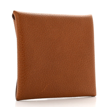 Hermes Barenia Faubourg Bastia Coin Purse Fauve 3 of 7
