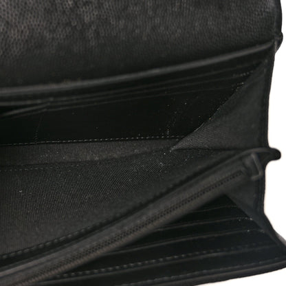 Chanel Caviar Quilted Pocket Twins Wallet On Chain WOC Black 4 of 9