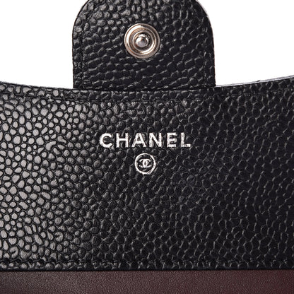 Chanel Caviar Quilted Compact Flap Wallet Black 6 of 8