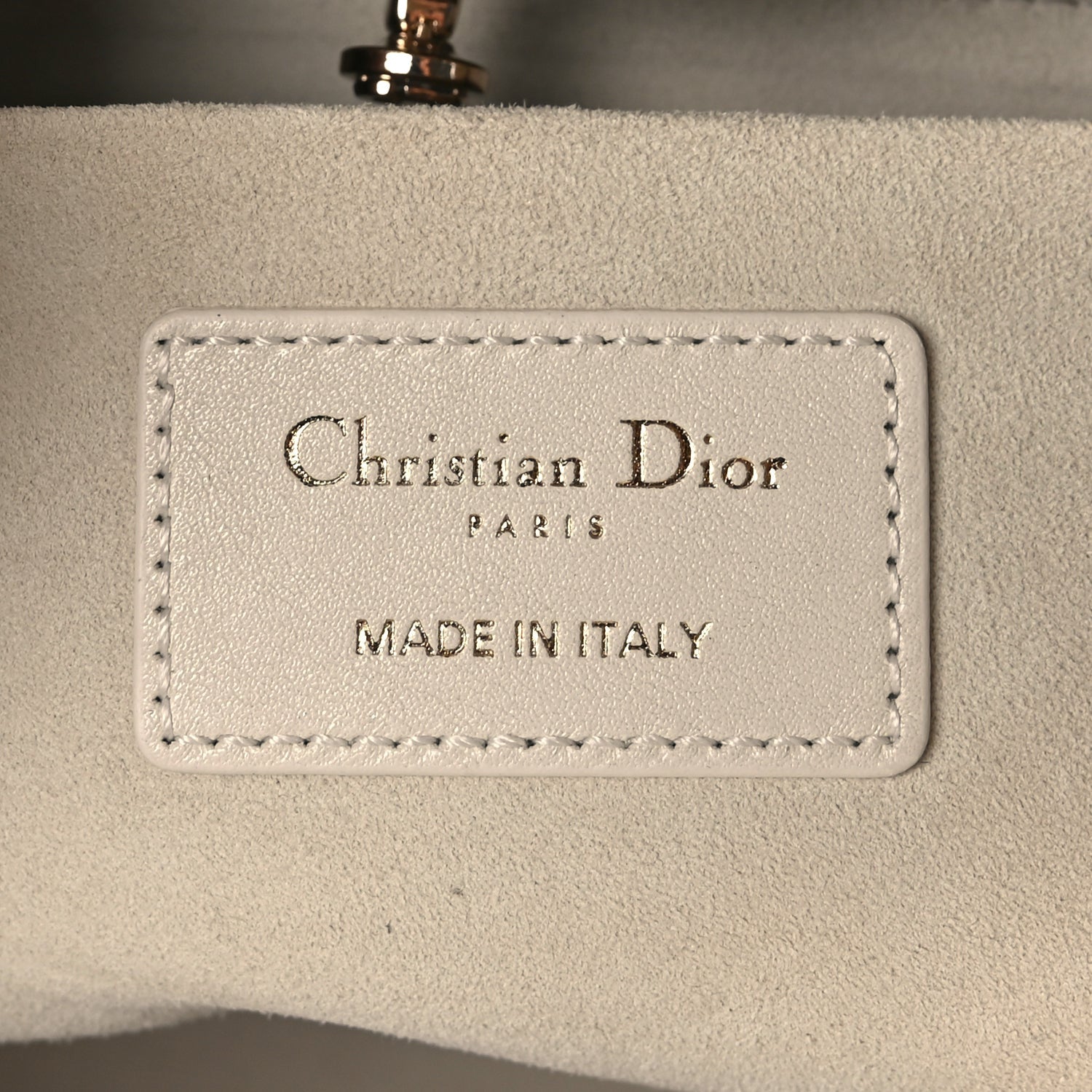 Christian Dior Calfskin Cannage Medium The Lady 95.22  White 5 of 8