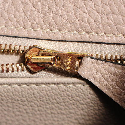 Hermes Taurillon Clemence Kelly Retourne 28 Gris Tourterelle 18 of 26