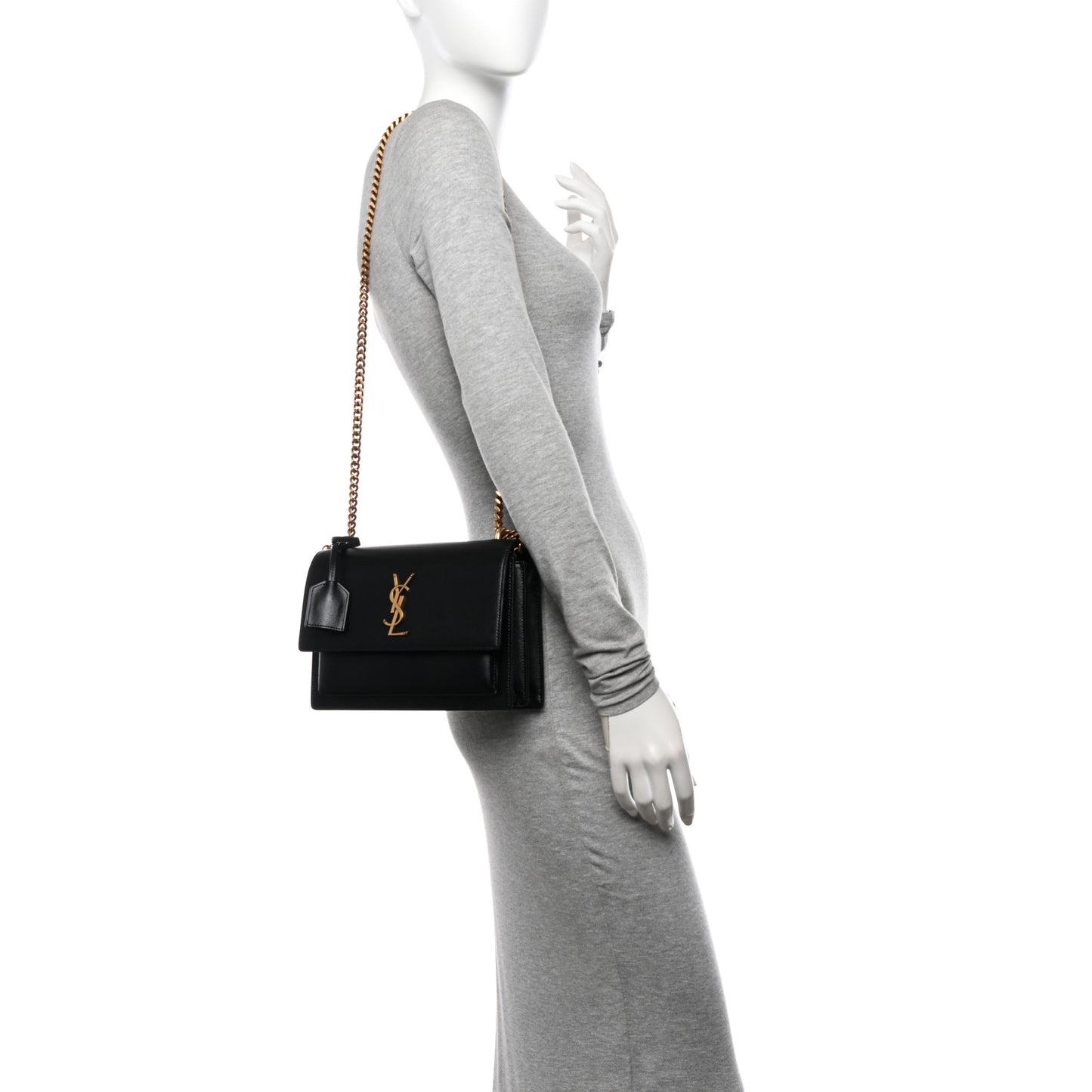 Calfskin Medium Monogram Sunset Black