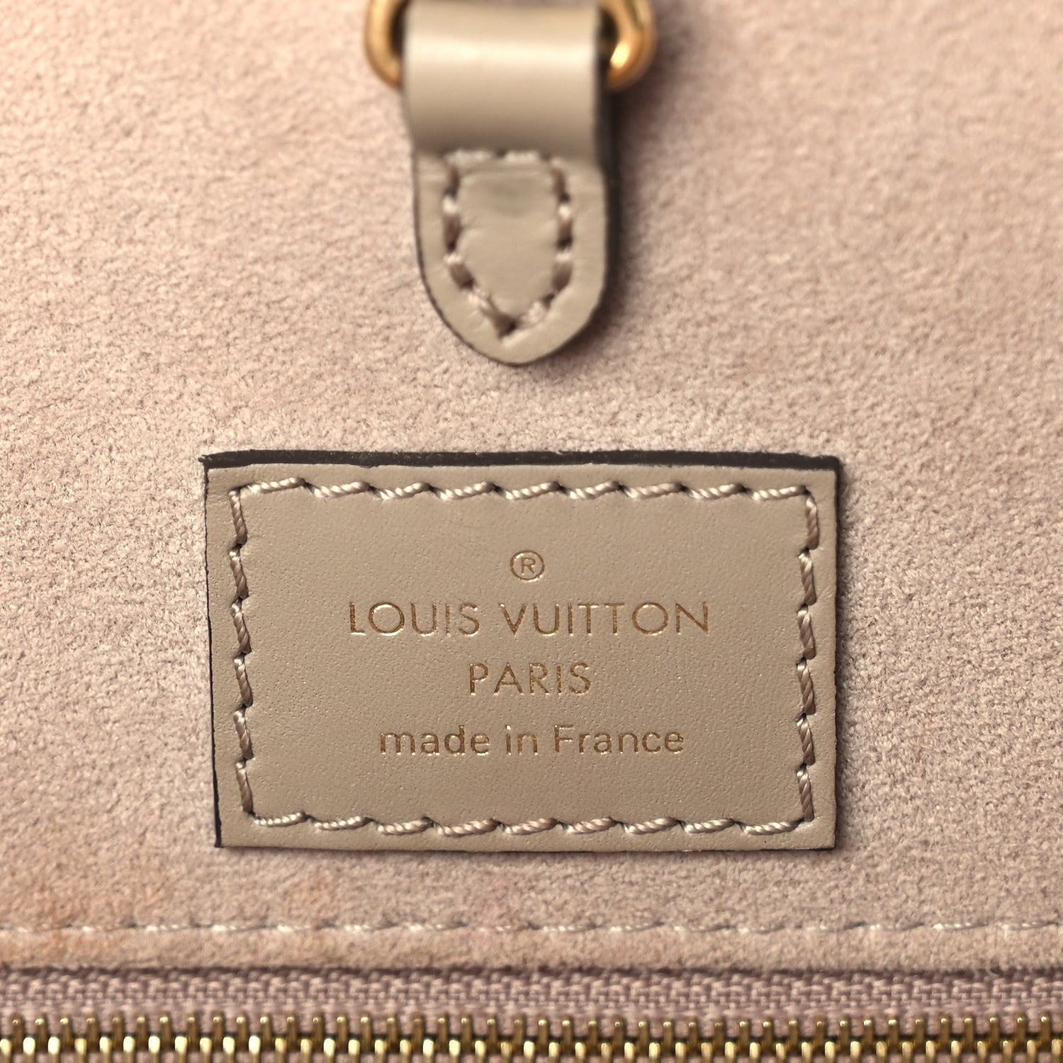 Louis Vuitton Empreinte Monogram Giant Onthego MM Tourterelle Creme 5 of 9