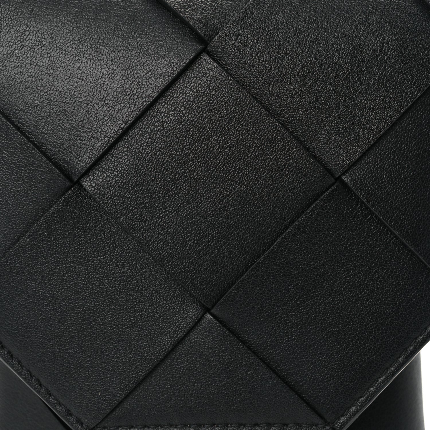 Bottega Veneta Calfskin Intreccio Diago Phone Pouch Black Pinecone Black Pinecone 6 of 9