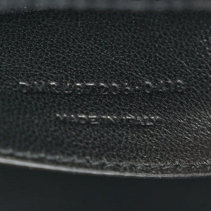 Saint Laurent Grain De Poudre Textured Mixed Matelasse Triquilt Medium Monogram Satchel Black 7 of 7