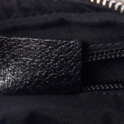 Gucci Monogram Medium Half Moon Hobo Black 9 of 9