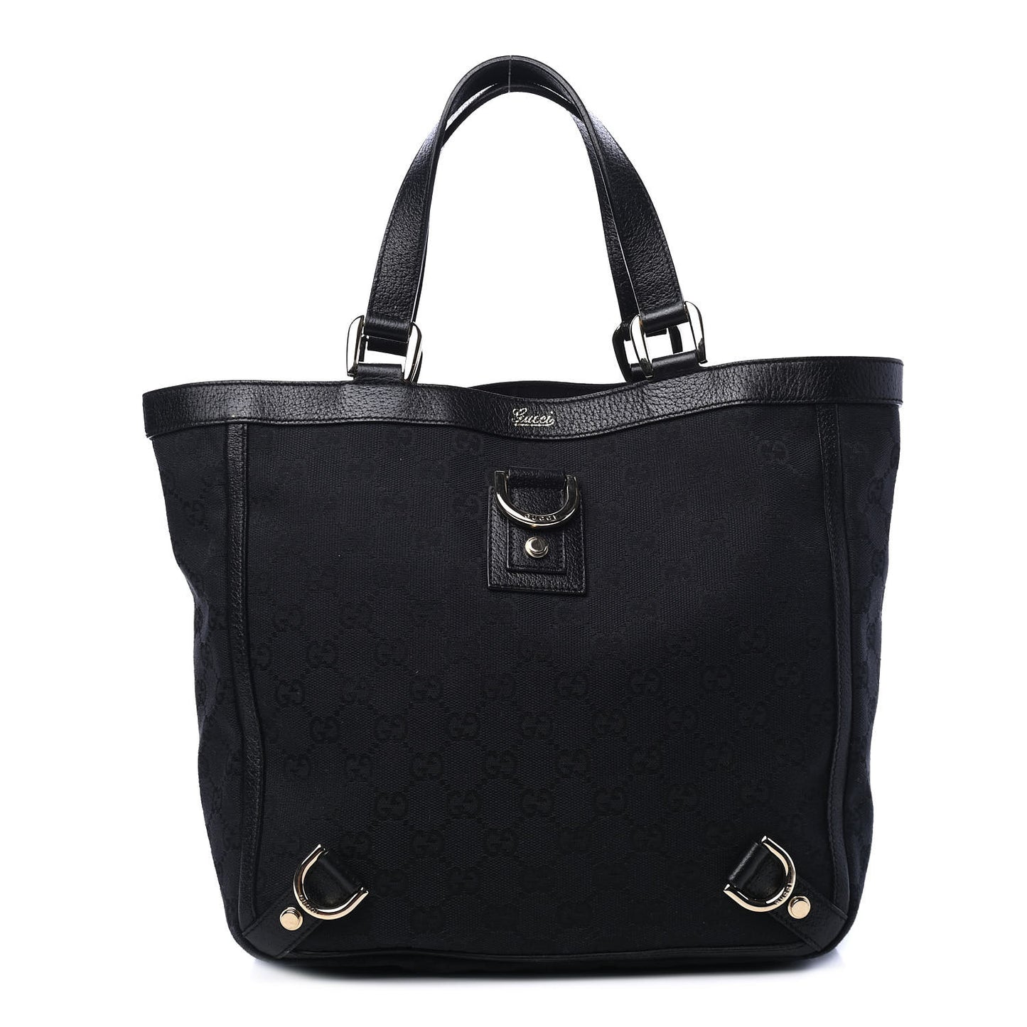 Monogram Small Abbey Tote Black