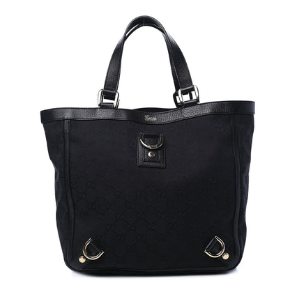 Gucci Monogram Small Abbey Tote Black 1 of 6