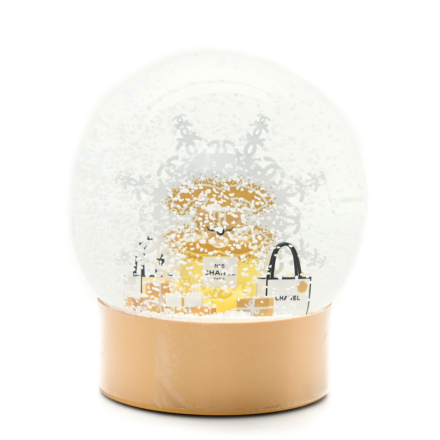 Chanel Glass N°5 Perfume Bottle Snow Globe 5 of 5